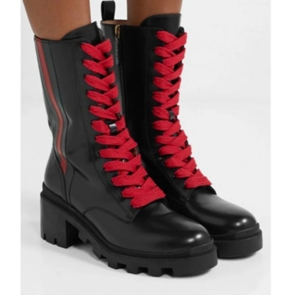 GUCCI TRIP STRIPED ANKLE BOOT